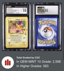 ______'s Pikachu 24 Celebrations: Classic Collection Holo 2021 CGC 10 GEM MINT
