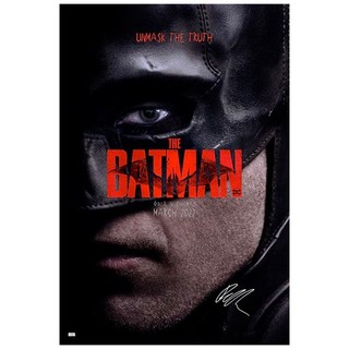 Robert Pattinson Autographed 2022 The Batman Original 27x40 D/S Movie Poster B