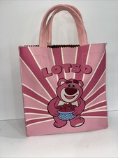 DISNEY/ PIXAR Toy Story LOTSO Bear Vinyl Bag 11"X10" Double Handle Tote HTF