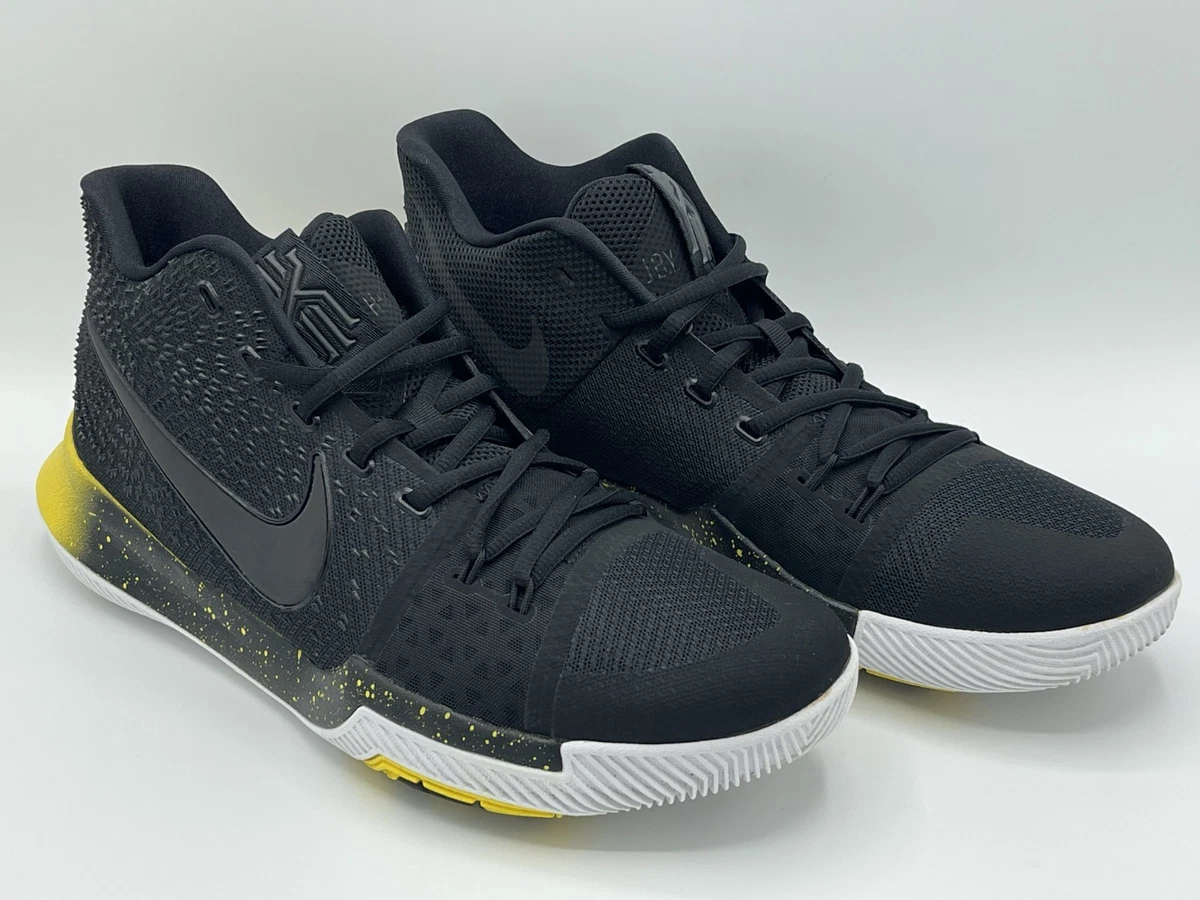 Nike Kyrie 3 Black Yellow for Sale | Authenticity Guaranteed | eBay