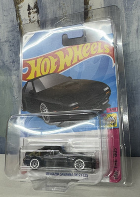 Hot Wheels THE '80S Black '89 Mazda Savanna RX-7 FC35 4/10 #51 NEW w/Protector 