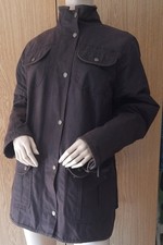 Barbour Kate Jacket Liberty Print Wachsjacke Braun 44 20 XXL Sylkoil Country