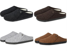 Birkenstock Men's Zermatt Shearling Slippers - Gray Color