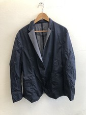 Emporio Armani Reversible Cotton Black Grey Size 56 US Blazer 1