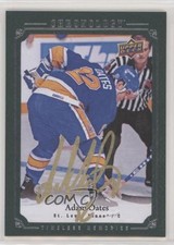 2018-19 Chronology Canvas Timeless Memories Green 7/10 Adam Oates Auto HOF 00b6