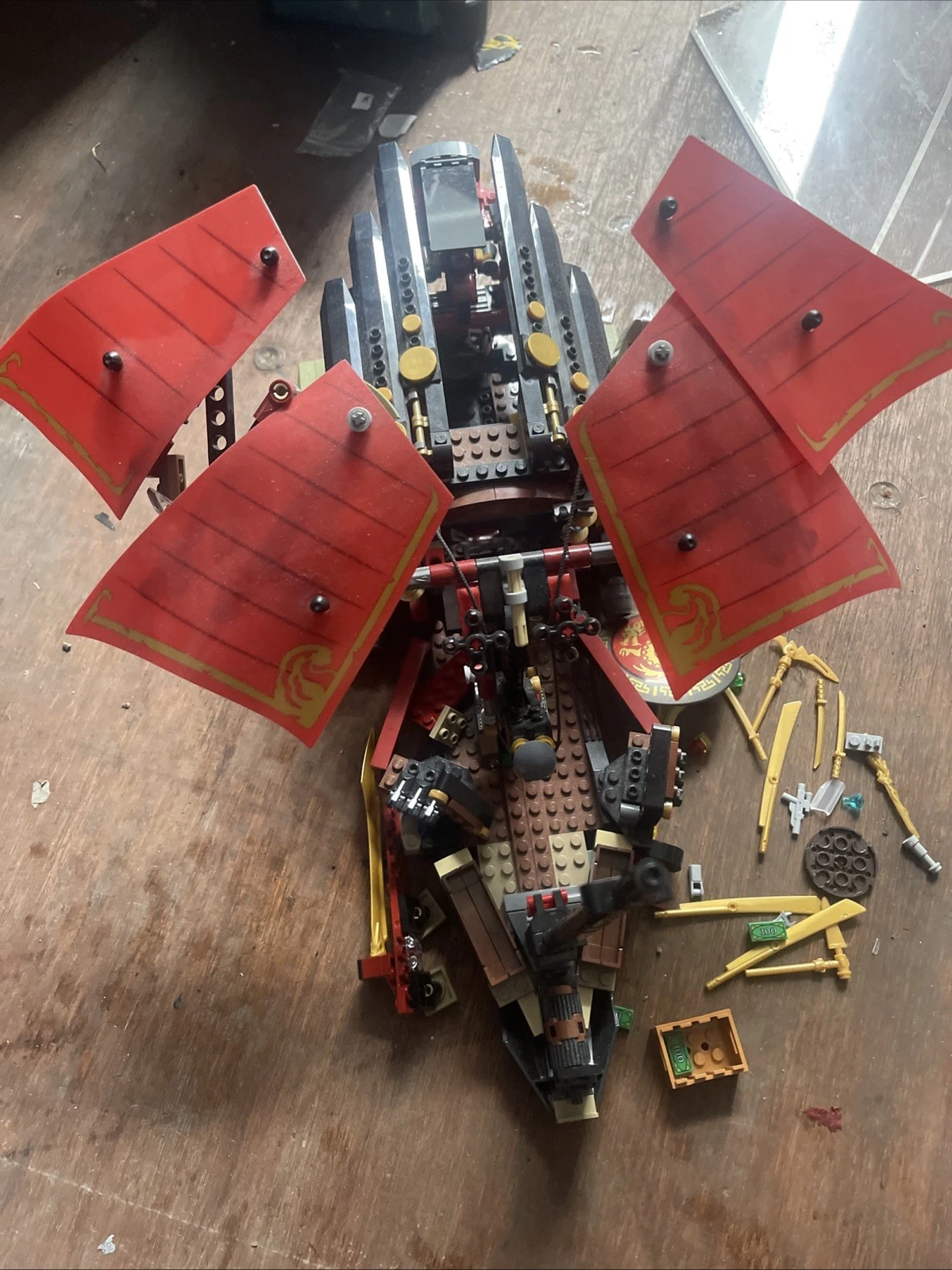 LEGO Ninjago 70738 Final Flight of Destiny's Bounty Ship Only