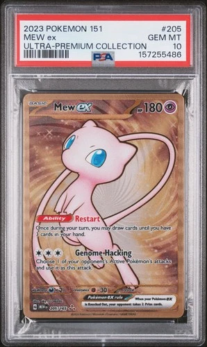 2023 POKEMON 151 ULTRA-PREMIUM COLLECTION #205 MEW EX PSA 10