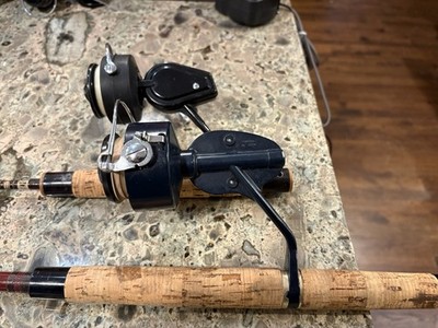 Garcia Mitchell 524 And Garcia Mitchell 510 Fork Foot Reels +