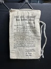 Vintage 1953 Advertising Bank Coin Bag, Fort Mfg Co. New Bedford, MA, Canvas