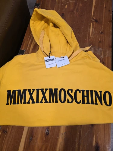 Felpa con cappuccio uomo Moschino