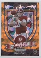 2021 Panini Prizm Draft Picks Crusade Orange Ice Prizm Mac Jones #170 2v5