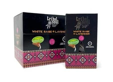 Tribal Soul - White Sage + Lavender Backflow Incense Cones