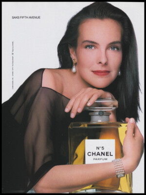 Carole Bouquet 1-page clipping 1990 ad for Chanel No. 5 | eBay
