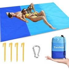 Beach Blanket 79  55inch Compact Sand Proof And Waterproof Picnic Blanket With