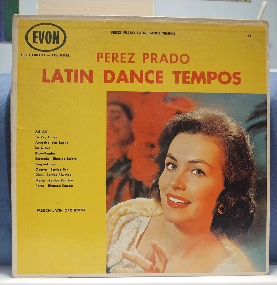 PEREZ PRADO "Latin Dance Tempos" RARE 1958 EVON LP Rumba/Samba CHEESECAKE Hear! - Image 2 of 4