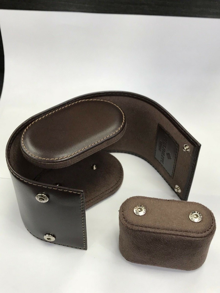Pochette De Service Patek Philippe En Cuir Marron - Occasion Très Bon état