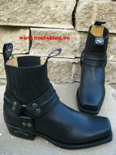 Sendra Boots 2746 stivali da motociclista stivali da agricoltore neri in pelle fatti a mano taglia da 36 a 47