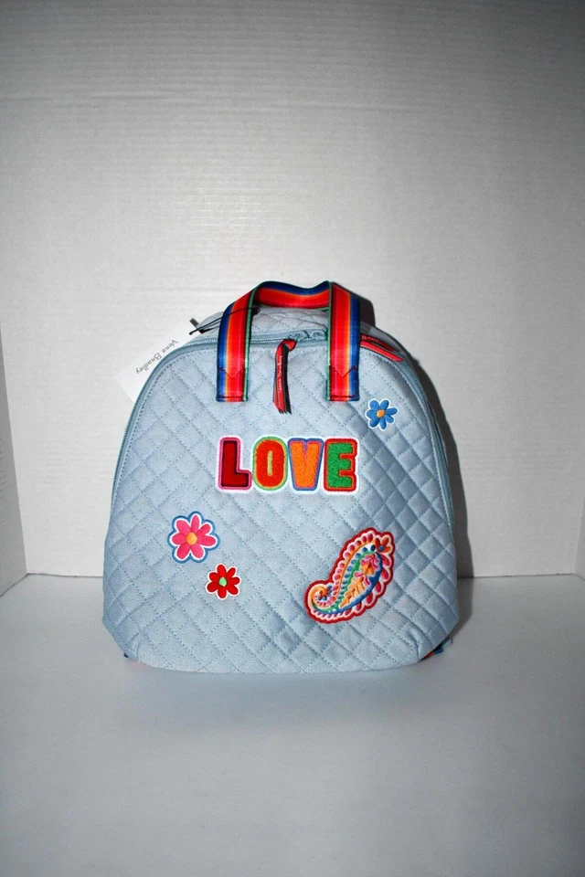 Vera Bradley Mini Denim Totepack in Pride Bright Stripe #37850-17081 NWT