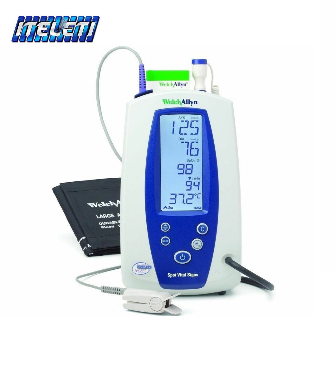 Welch Allyn Spot Vital Signs Monitor 42NTB w/ SpO2, NIBP, Temp Accessories