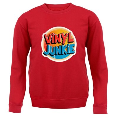 Vinyl Junkie - Erwachsenen Hoodie / Pullover - Dj Record Aufzeichnungen Junky LP