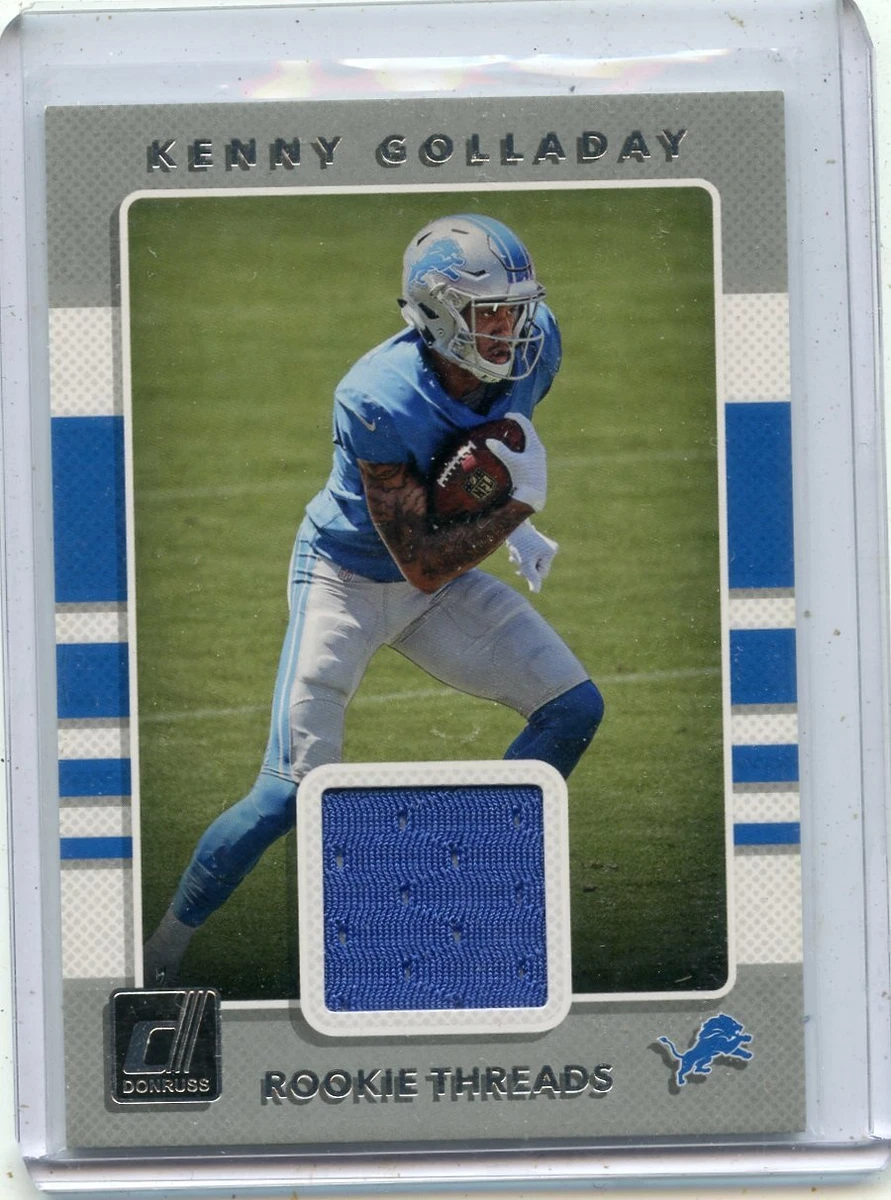 2017 DONRUSS 26 KENNY GOLLADAY JERSEY ROOKIE RC DETROIT LIONS
