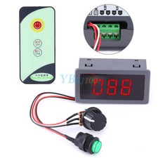 6V 12V 24V 5A PWM DC Motor Speed Regulator Digital Display LED IR Remote Control