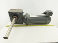 Boston Gear 20:1 Ratio 88RPM 90VDC 8" Extended Shaft Right Angle Gear Motor