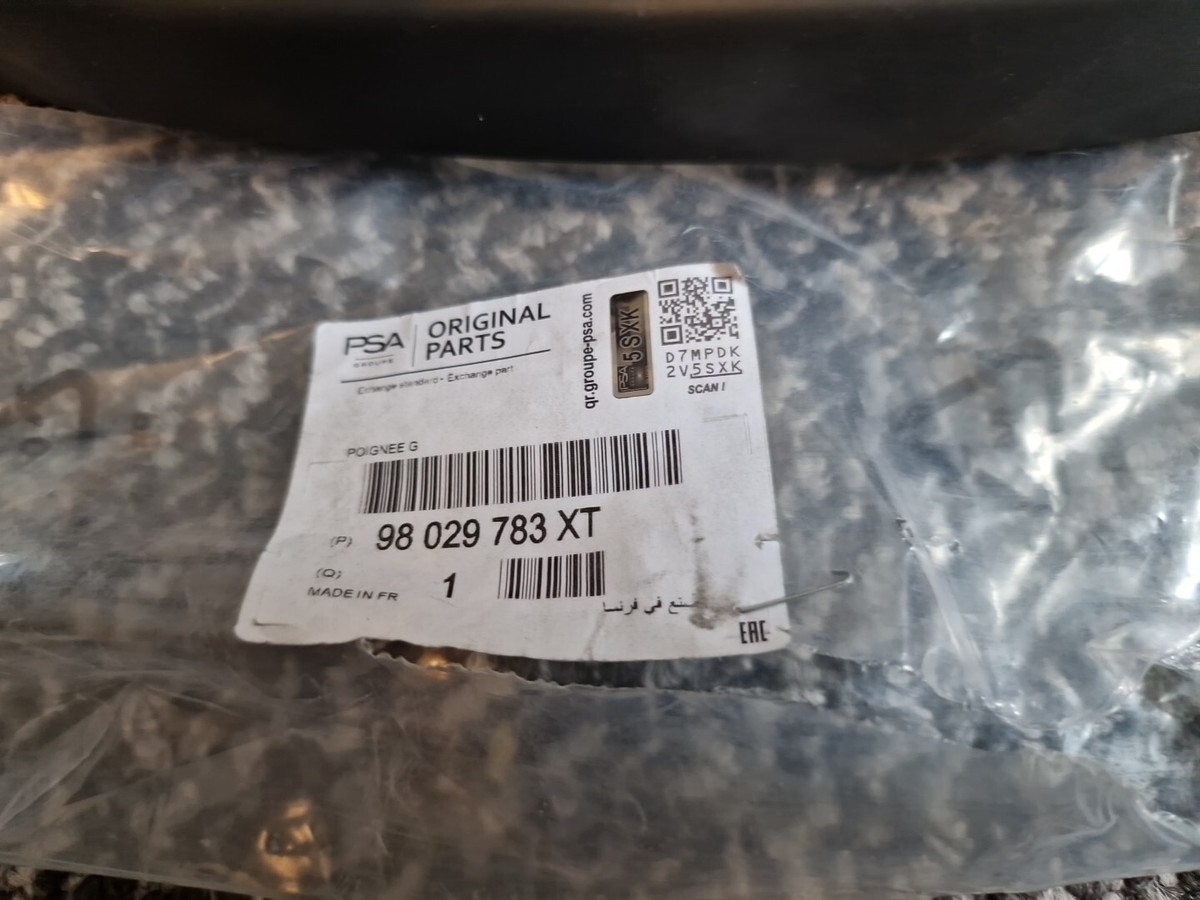 Genuine Peugeot Door Handle - 98029783XT | eBay UK