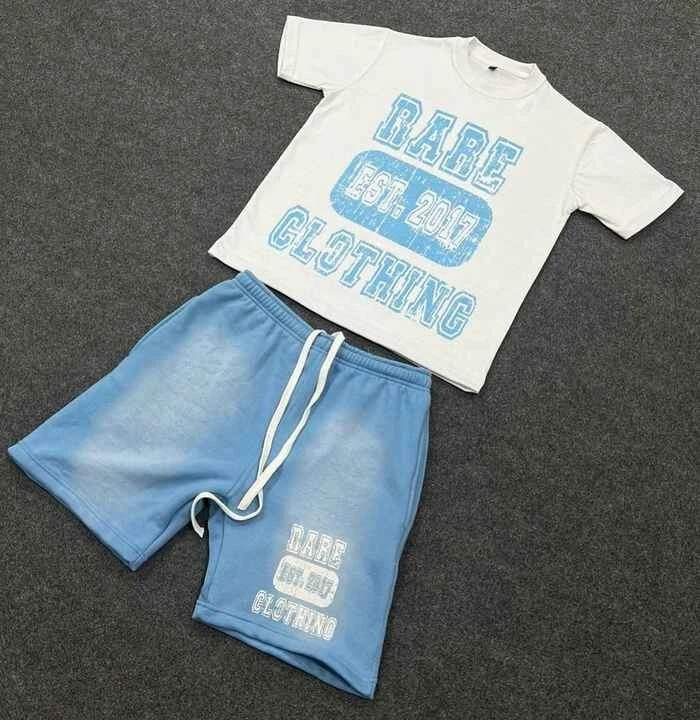 Mens 2 Piece Casual Shirt Shorts Set Unisex Outfit Active wear Streetwear
Opens in a new window or t
