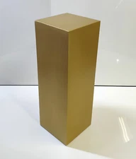 36" Tall GOLD Display Pedestal Stand Riser Column Pillar - Weddings Parties 