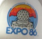 Expo 86 Porcelain Bell Vancouver Canada Made in Taiwan 3" Official Souvenir  — photo 7