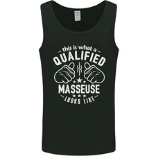 A Qualified Masseuse Looks Like Mens Vest Tank Top