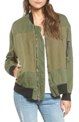 Hudson Jeans Gene Patchwork Bomber 