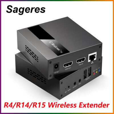 Sageres R4 R14 R15 200m HDMI Wireless Extender Transmitter Receiver 1080P 60Hz