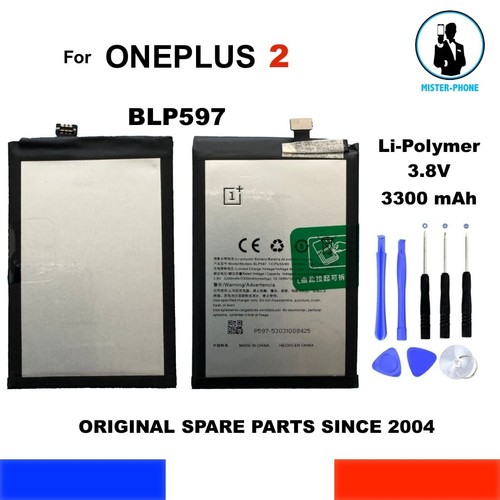BATTERIE ORIGINE BLP597 1+ ONEPLUS 2 A2001 A2003 A2005 3300mAh 12,54Wh OEM OPPO - Photo 10 sur 10