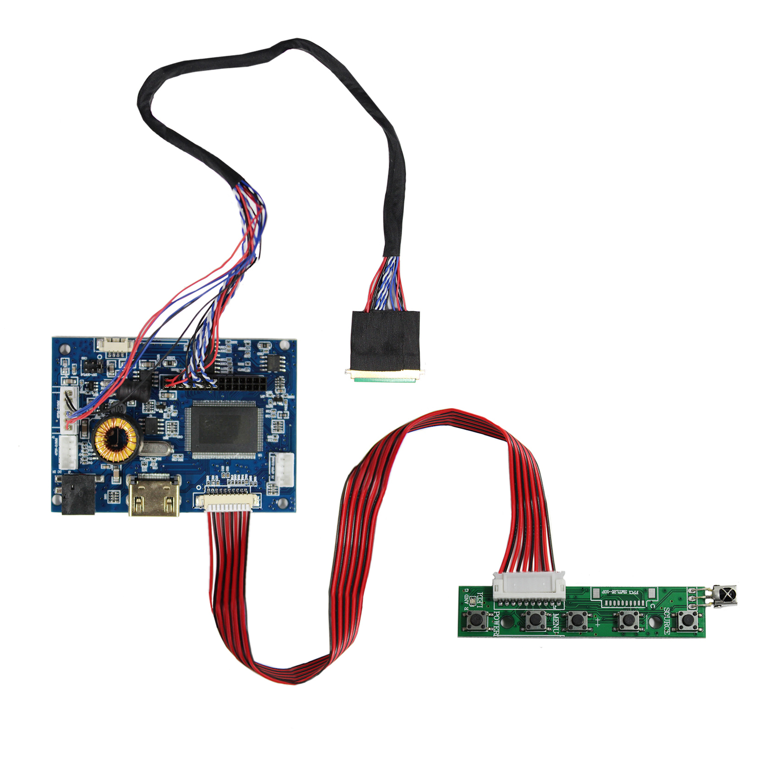 HD Audio LCD Controllers for 10.1inch LTN101NT02 B101AW03 1024x600 LCD Panel