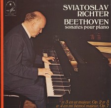 Sviatoslav Richter LP 'Beethoven: Sonatas Pour Piano' Le Chant Du Monde LDX78663