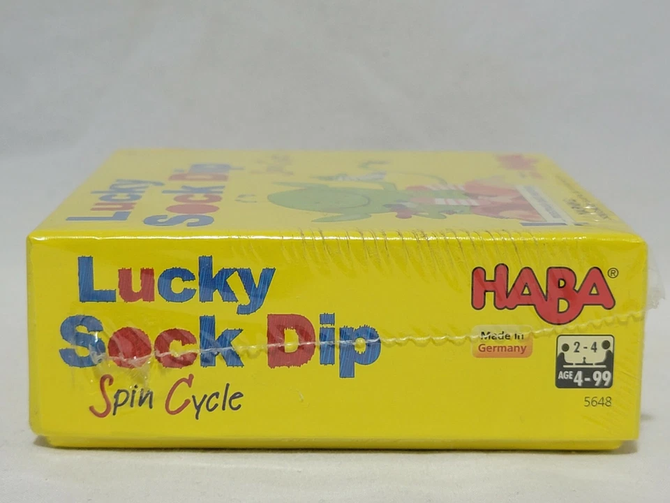 NEW Lucky Sock Dip - Spin Cycle Game US Version of German Socken Zocken by HABA - Image 2 of 4