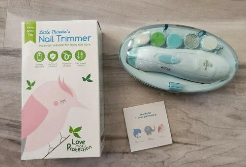 Little Martin’s Drawer Baby Nail Trimmer File Light Safe Electric Nail Blue - Picture 5 of 5