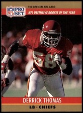 Derrick Thomas #6 1990 Pro Set