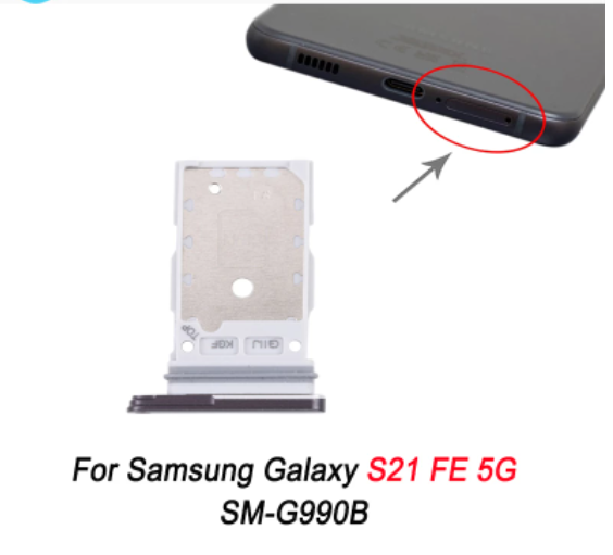 SIM Card Tray + SIM Card Tray Replacement for Samsung Galaxy S21
