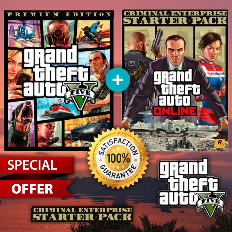 Grand Theft Auto V: Edição Premium  Baixe GTAV para PC hoje — Epic Games  Store