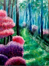 Original Painting Acrylic Canvas Art by Ukraine Artist Signed 12×16"