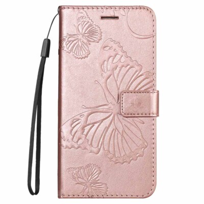For iPhone 14 Pro 13 12 11 SE XS XR 8 7 6s Wallet Card Holder Leather Case Cover