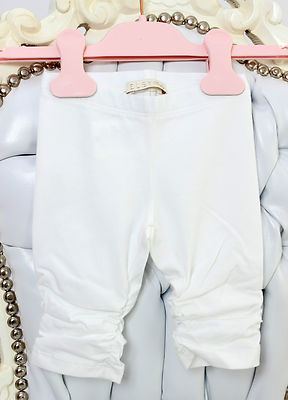 ELSY Baby weiche geraffte Leggings ''Svera'' off-white NEU%%%