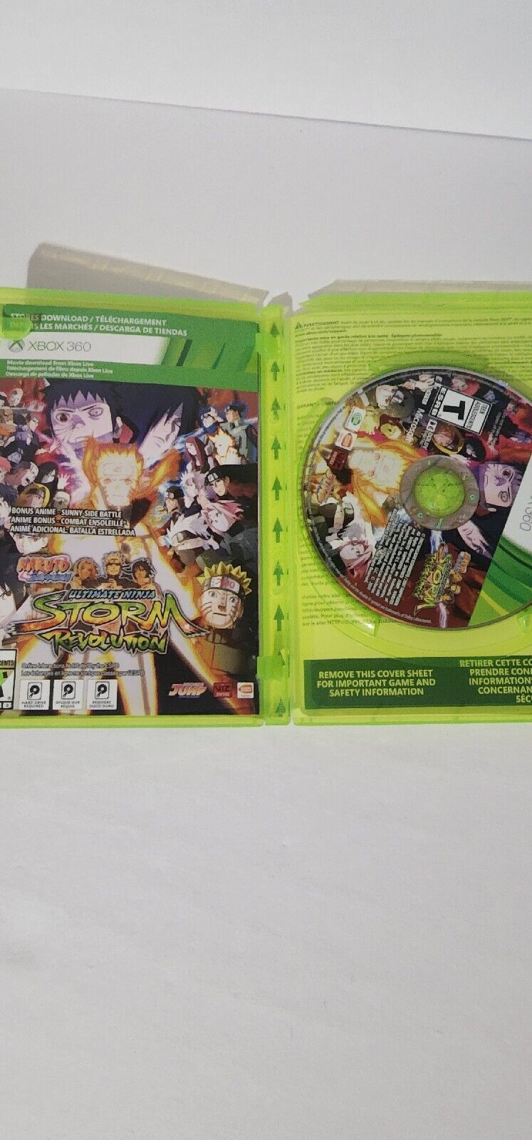 Naruto Shippuden: Ultimate Ninja Storm Revolution - Naruto Card and Bonus  Anime! 722674211468