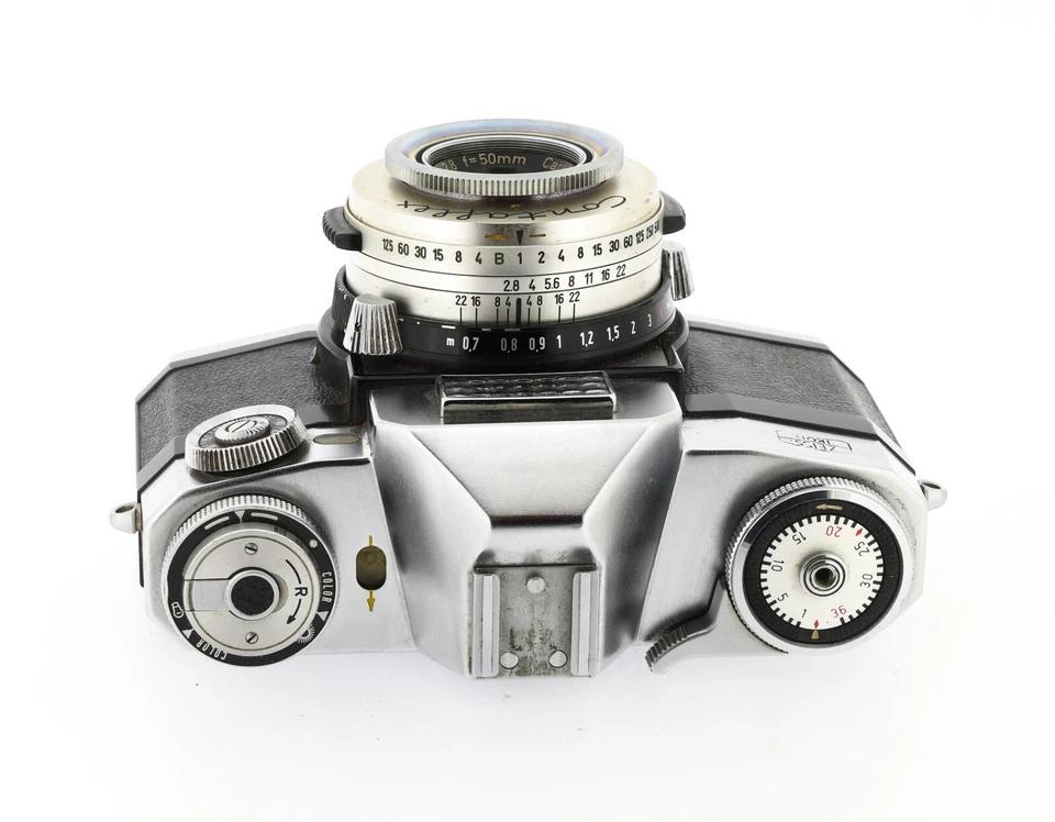 Zeiss Ikon: Contaflex Super (10.1271) + Carl Zeiss Tessar 50 mm 2.8 - Photo 4/4