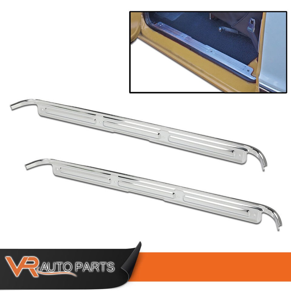 GRAND ORANGE Door Sill Plates Pair w/Hardware Compatible GRAND ORANGE Door Sill Plates Pair w/Hardware Compatible