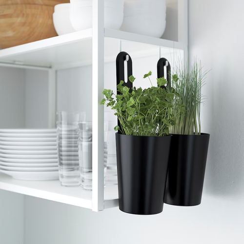 Nuevo IKEA ENHET Pared para W Estantes Blanco 40x15x75 cm - Imagen 7 de 8