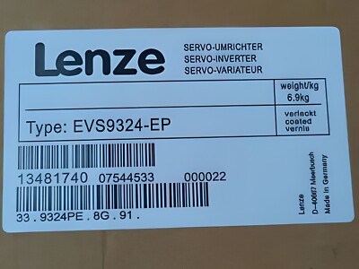 EVS9324-EP 1PC BRAND NEW LENZE EVS9324EP SEERVO DRIVE